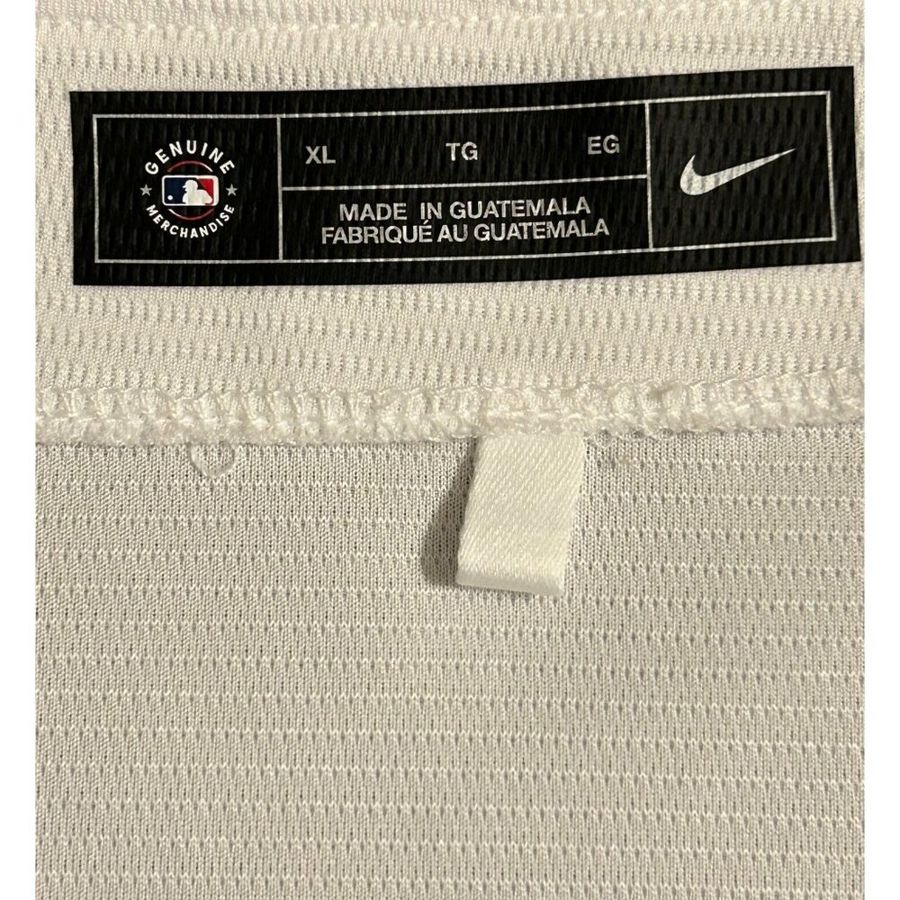 Nike Miami Marlins The Fish Women's White MLB Button-Up Jersey XL Baseball - Picture 3 of 9